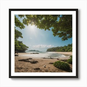 Costa Rica Beach Art Print