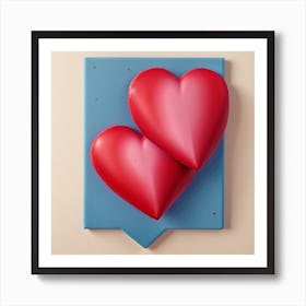 Love, heart, Valentine's Day Art Print