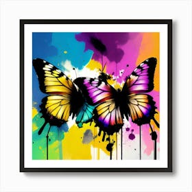 Butterfly Painting 182 Art Print