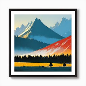 Mountain Landscape 20 Art Print