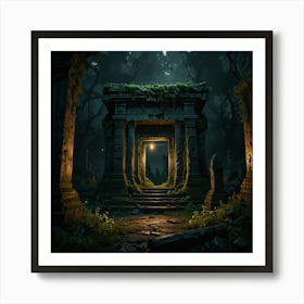 Dark Forest 104 Art Print