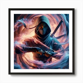 Ninja Warrior 1 Art Print