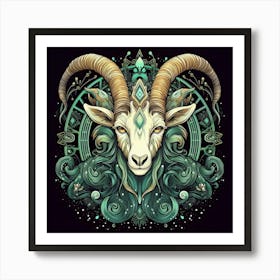 Capricorn1024x1024 Art Print