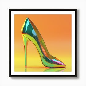 High Heeled Shoe Art Print