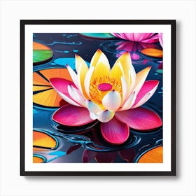 Lotus Flower 35 Art Print