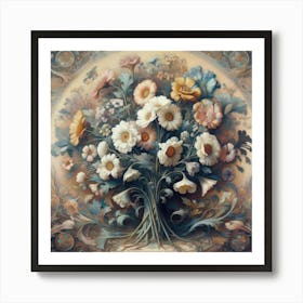 Flowers In A Vase 9 Art Print