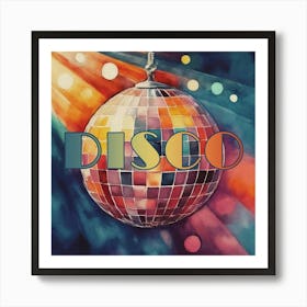 Disco Ball Art Print