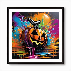 Halloween Pumpkin 2 Art Print