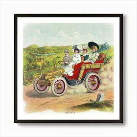 Old Fashioned Car Art Print