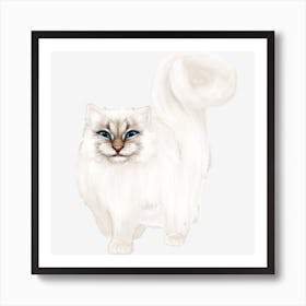 Sneaky cat Art Print