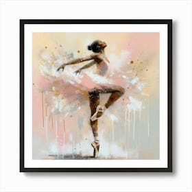 Ballerina Canvas Print 3 Art Print