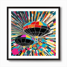 Hot Air Balloons art Art Print