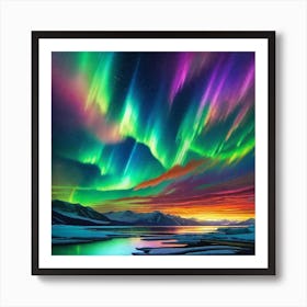 Aurora Borealis 21 Art Print