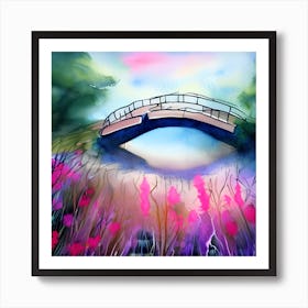 Over The Bridge Art Print