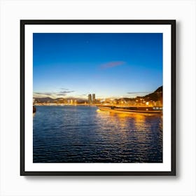 Firefly Light, Evening, Sky, Water, Night, Tourist Attraction, Movement, Time Lapse, Electricity, Ni (15) Art Print