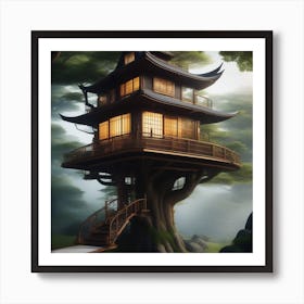 Japanese House 3 Art Print