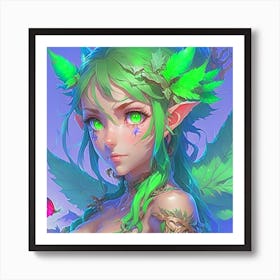 Elven Girl Art Print