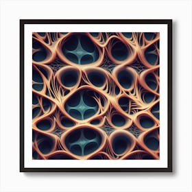 Abstract Fractal Art 1 Art Print