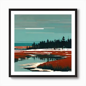 'Seascape' Art Print