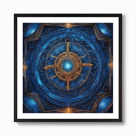 Compass 3 Art Print