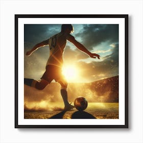 A golden ball 3 Art Print