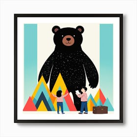 Bear In The Mountains 14 Art Print