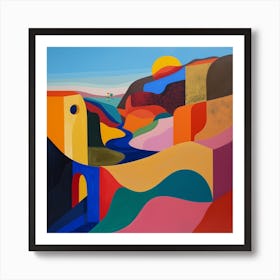 Abstract Travel Collection Lima Peru 5 Art Print