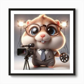 Hamster With Camera 1 Poster