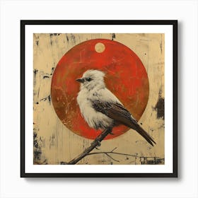 Bird On A Branch 3 Art Print