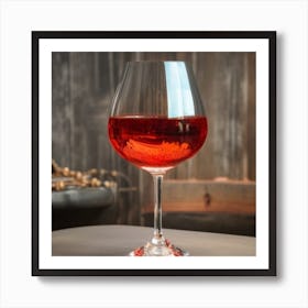 Glass Of Red Art Print