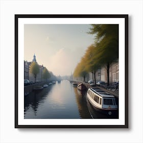 Amsterdam Canal Art Print