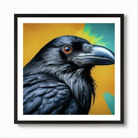 Raven 4 Art Print