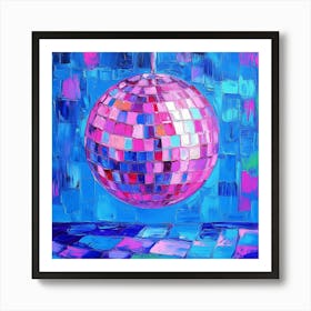 Disco Ball Art 42 Art Print