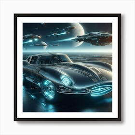 Futuristic Car 5 Art Print