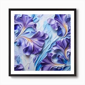 Abstract Flower Painting 5 Poster