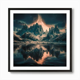 Mountain Landscape 2 Art Print