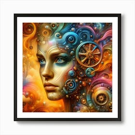 Surreal Steampunk Art Print