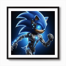 Sonic The Hedgehog 80 Art Print