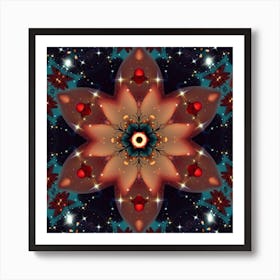 Psychedelic Flower 3 Art Print