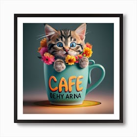 Cafe Dehyan Art Print