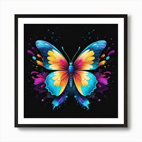 Colorful Butterfly 89 Art Print