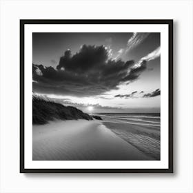 Sunset At The Beach 653 Art Print