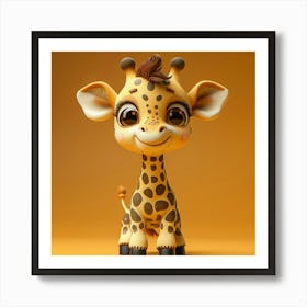 Giraffe 83 Art Print