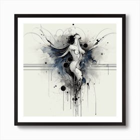 Abstract Image Of Lilith 4 Art Print