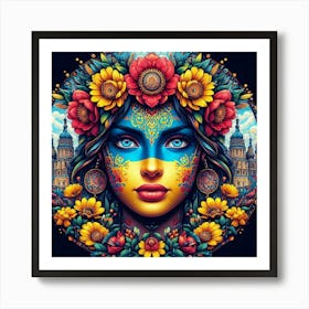 Ukraine lady Affiche