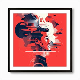 Portrait Of A Man Art Print