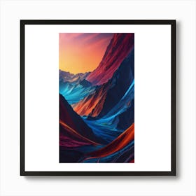 Mountain Landscape 3 Art Print