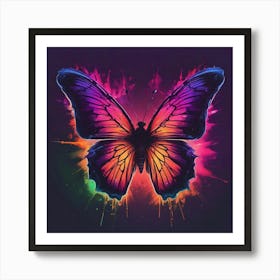 Colorful Butterfly 128 Art Print