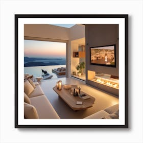 Modern Living Room 3 Art Print