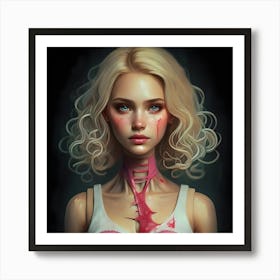 Butchered Barbie 7 Art Print